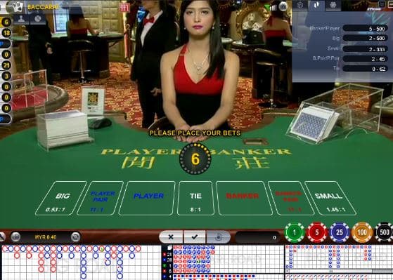 casino trực tuyến M88 hấp dẫn với người chia bài thật xinh đẹp