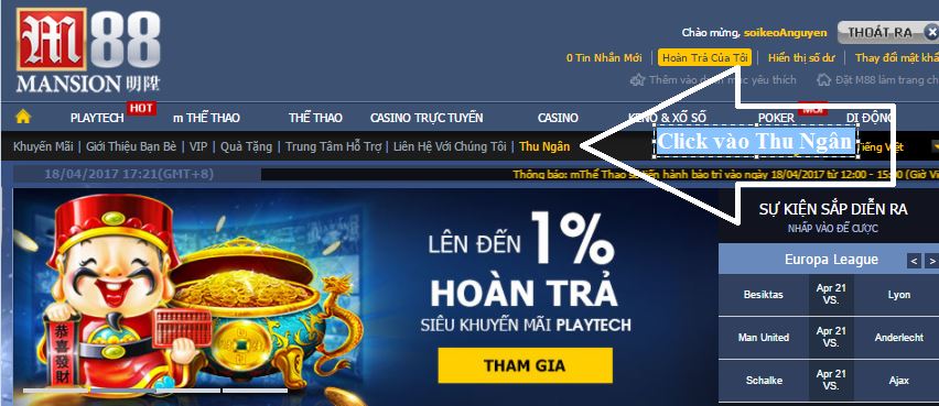 Thời gian rút tiền tại nhà cái M88 mất bao lâu?