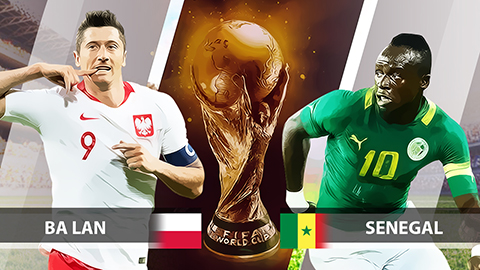 Soi kèo World Cup 2018 Ba Lan vs Senegal, 22h00 ngày 19/06