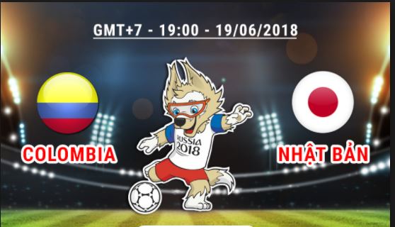 Tỷ lệ cược trận Colombia vs Nhật Bản 19h ngày 19/6 bảng H