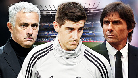 Courtois bất an vì có thể gặp lại Conte hoặc Mourinho