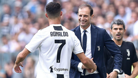 Sau tất cả Allegri vẫn đứng về phía Ronaldo