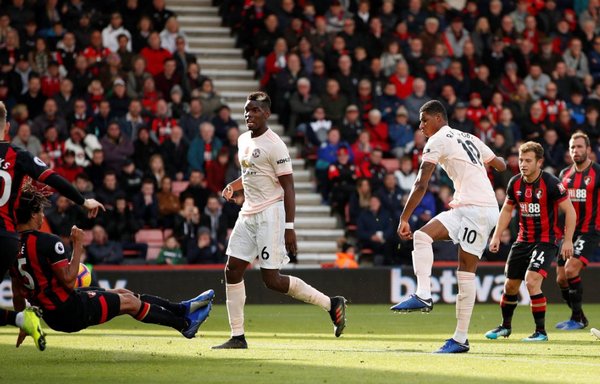 Những điểm đáng chú ý trong trận đấu Bournemouth 1-2 Man United