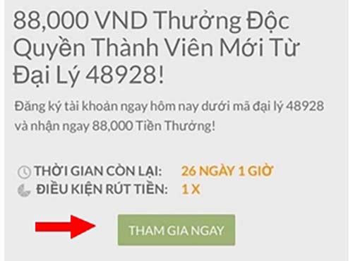 Truy cập mục khuyến mãi độc quyền để nhận 88k từ đại lý 188bet